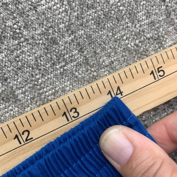 VTG Twirlerz‎ Swing Dancing Women's Blue Tiered Maxi Skirt Elastic Sz M Flowy - Picture 4 of 7